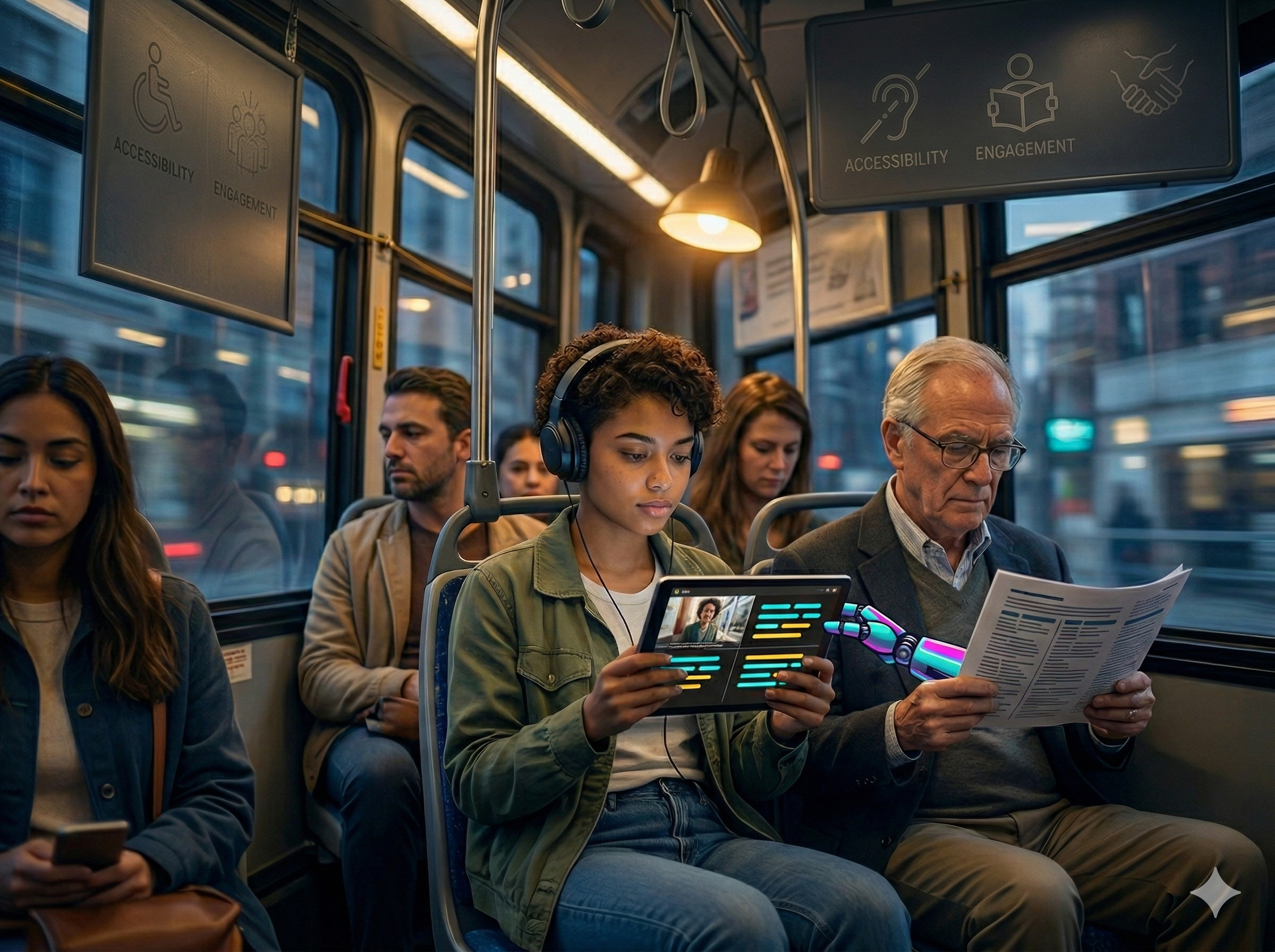 Accessible video experience: on-screen text and captions so TikTok-style clips work for deaf, hard-of-hearing, and reading-first audiences.